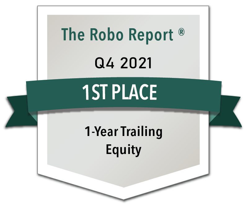 The Robo Report - Q4 2021 - 1ST PLACE - 1-Year Trailing Equity