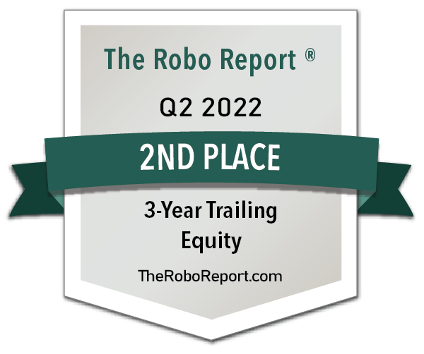 The Robo Report - Q2 2022 - 2ND PLACE - 3-Year Trailing Equity
