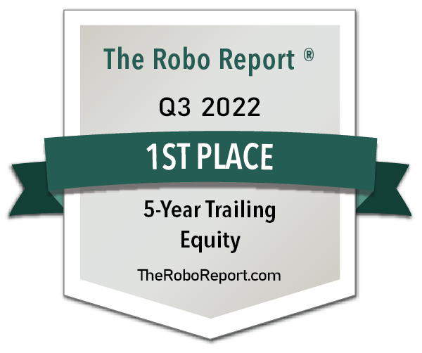 The Robo Report - Q3 2022 - 1ST PLACE - 5-Year Trailing Equity